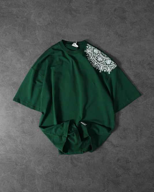 down shoulder t-shirt